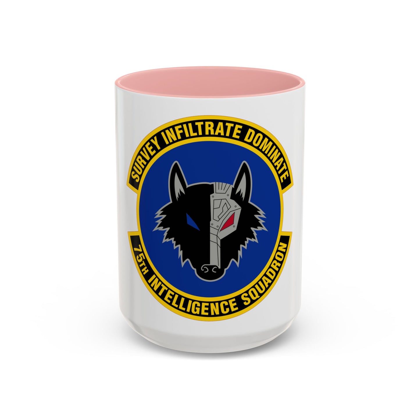 75 Intelligence Squadron ACC (U.S. Air Force) Accent Coffee Mug