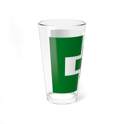 Flag of safety and health (Japan) Pint Glass 16oz