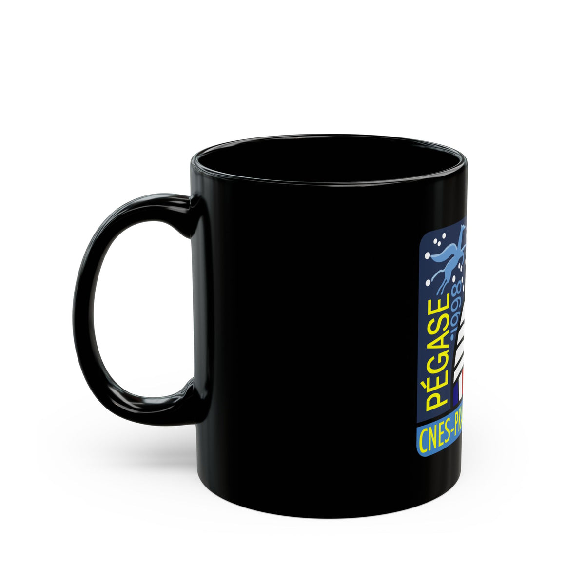Soyuz TM-27 (Soyuz Programme) Black Coffee Mug