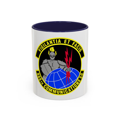 868th Communications Squadron (U.S. Air Force) Accent Coffee Mug