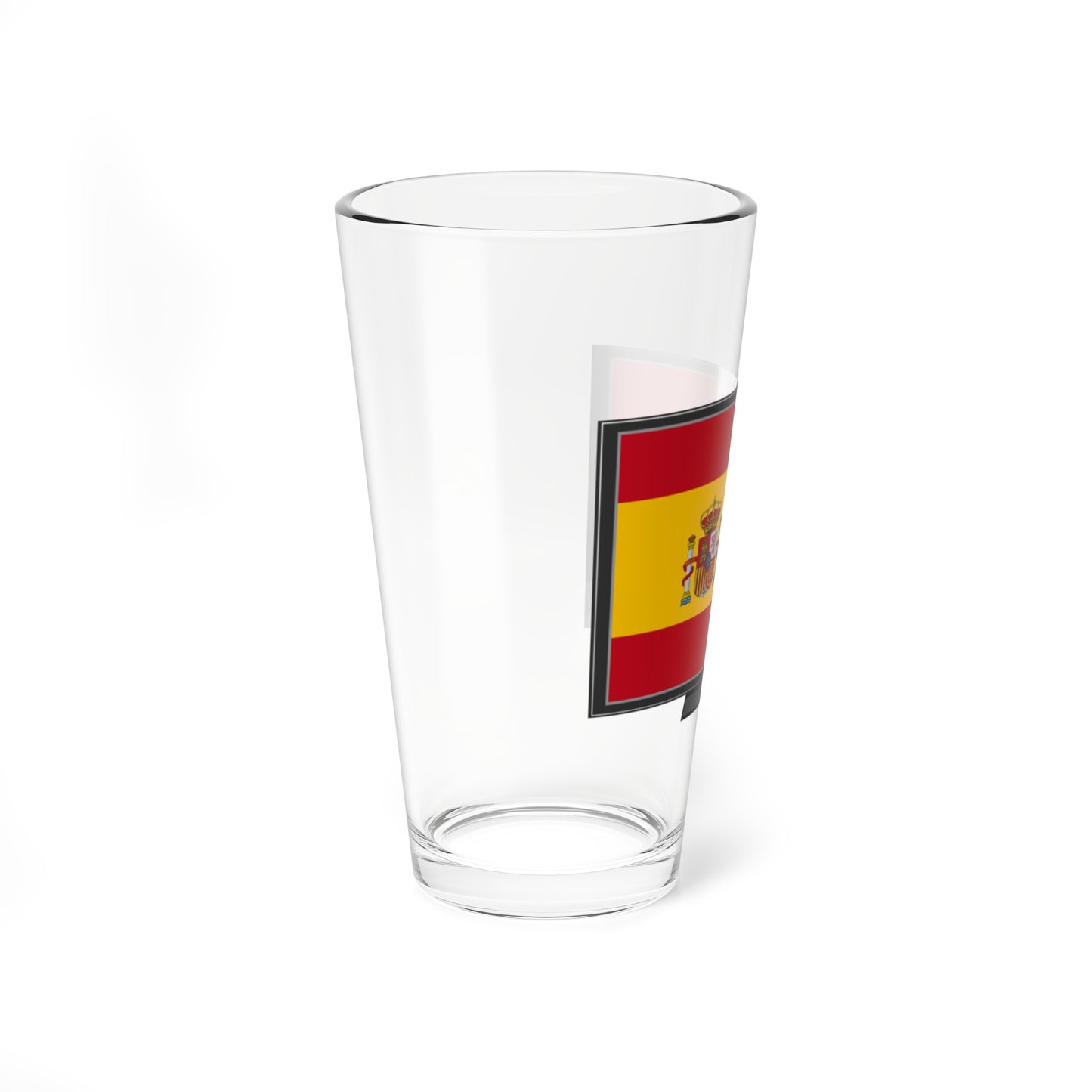 Spain flag tv (Spain) Pint Glass 16oz