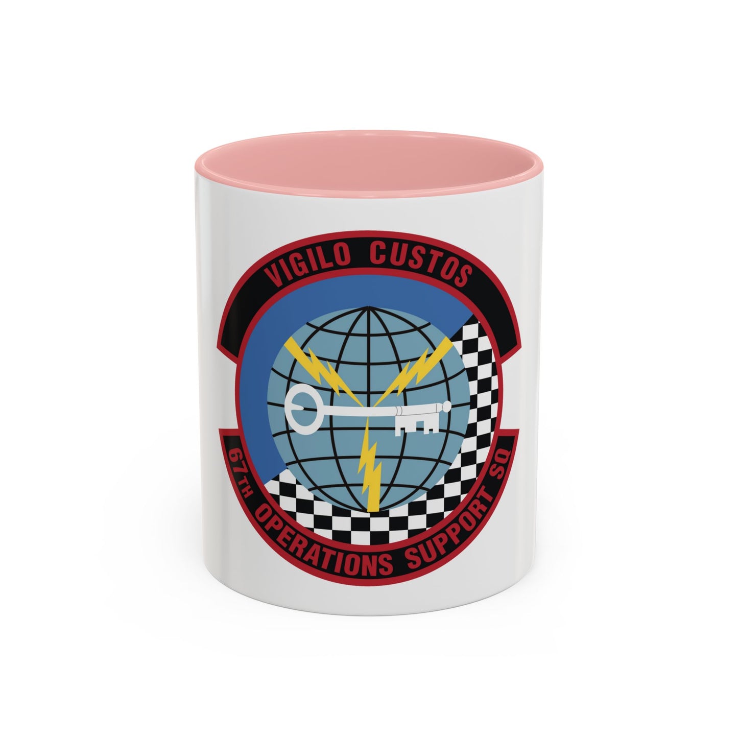 67th Operations Support Squadron (U.S. Air Force) Accent Coffee Mug