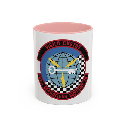 67th Operations Support Squadron (U.S. Air Force) Accent Coffee Mug