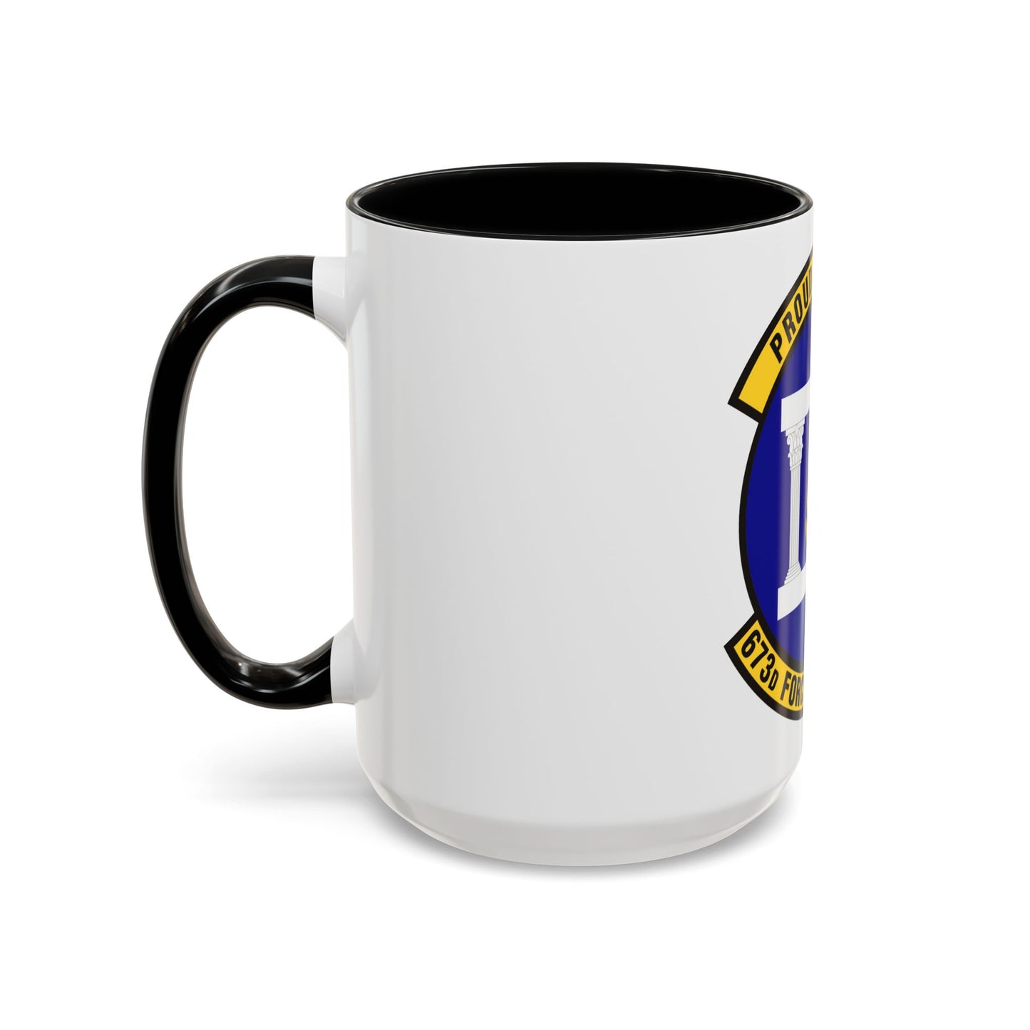 673d Force Support Squadron (U.S. Air Force) Accent Coffee Mug