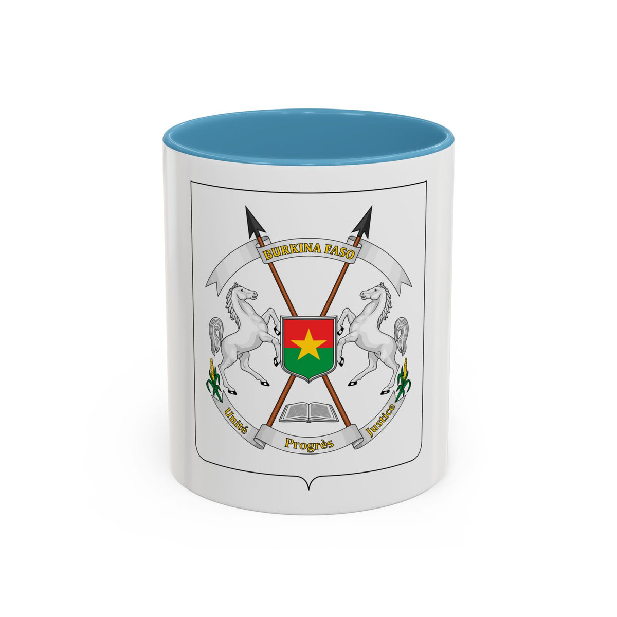 Coat of arms of Burkina Faso - Accent Coffee Mug