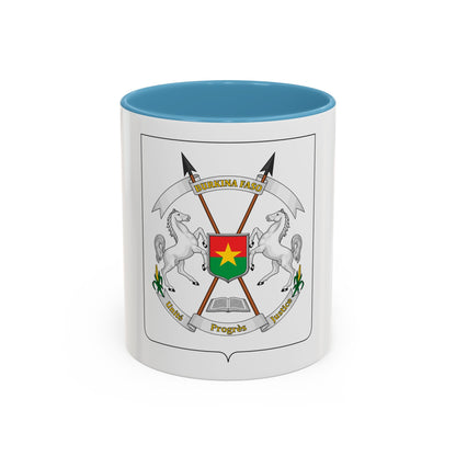 Coat of arms of Burkina Faso - Accent Coffee Mug