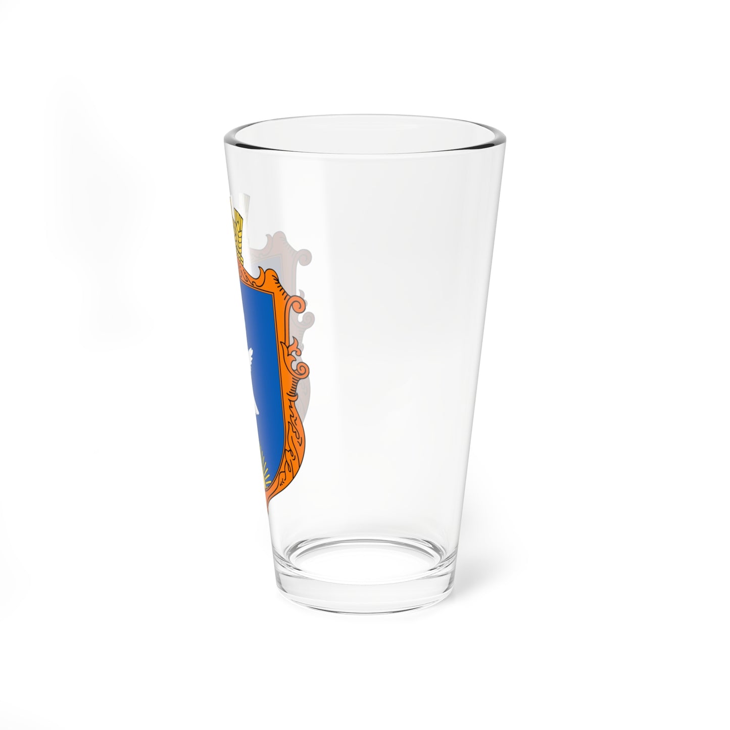 UHT Myrne (Ukraine) (Coat of Arms) Pint Glass 16oz