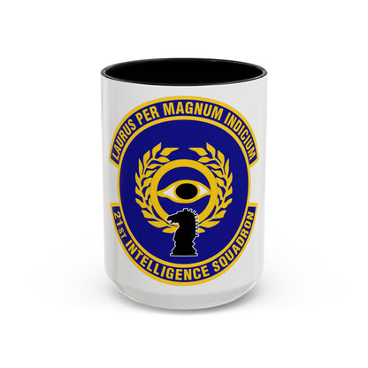 21st Intelligence Squadron (U.S. Air Force) Accent Coffee Mug