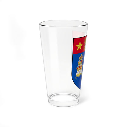 Shield of Queen Mary College London (United Kingdom) (Coat of Arms) Pint Glass 16oz