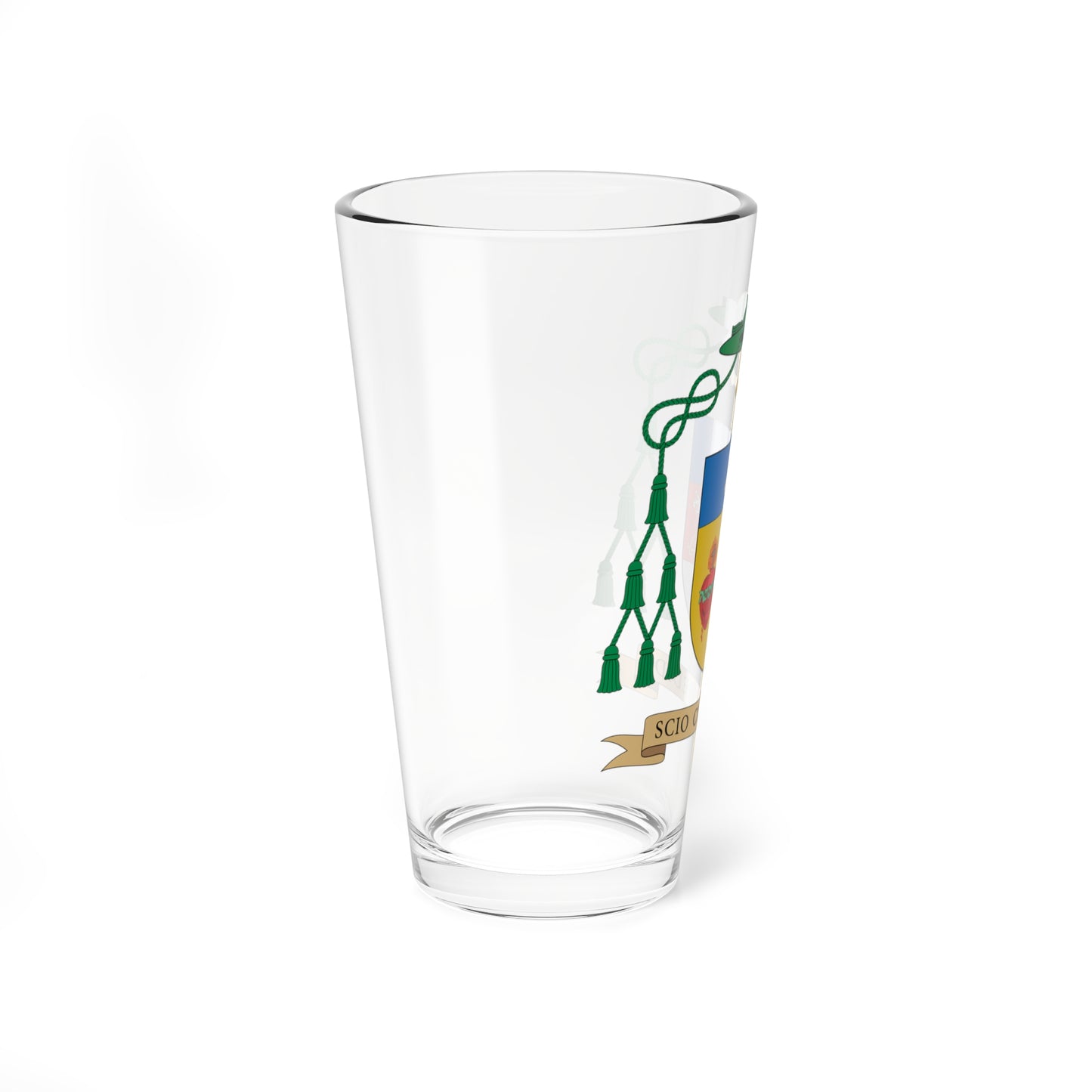 Escudo de Jesús Rico García (Spain) (Coat of Arms) Pint Glass 16oz