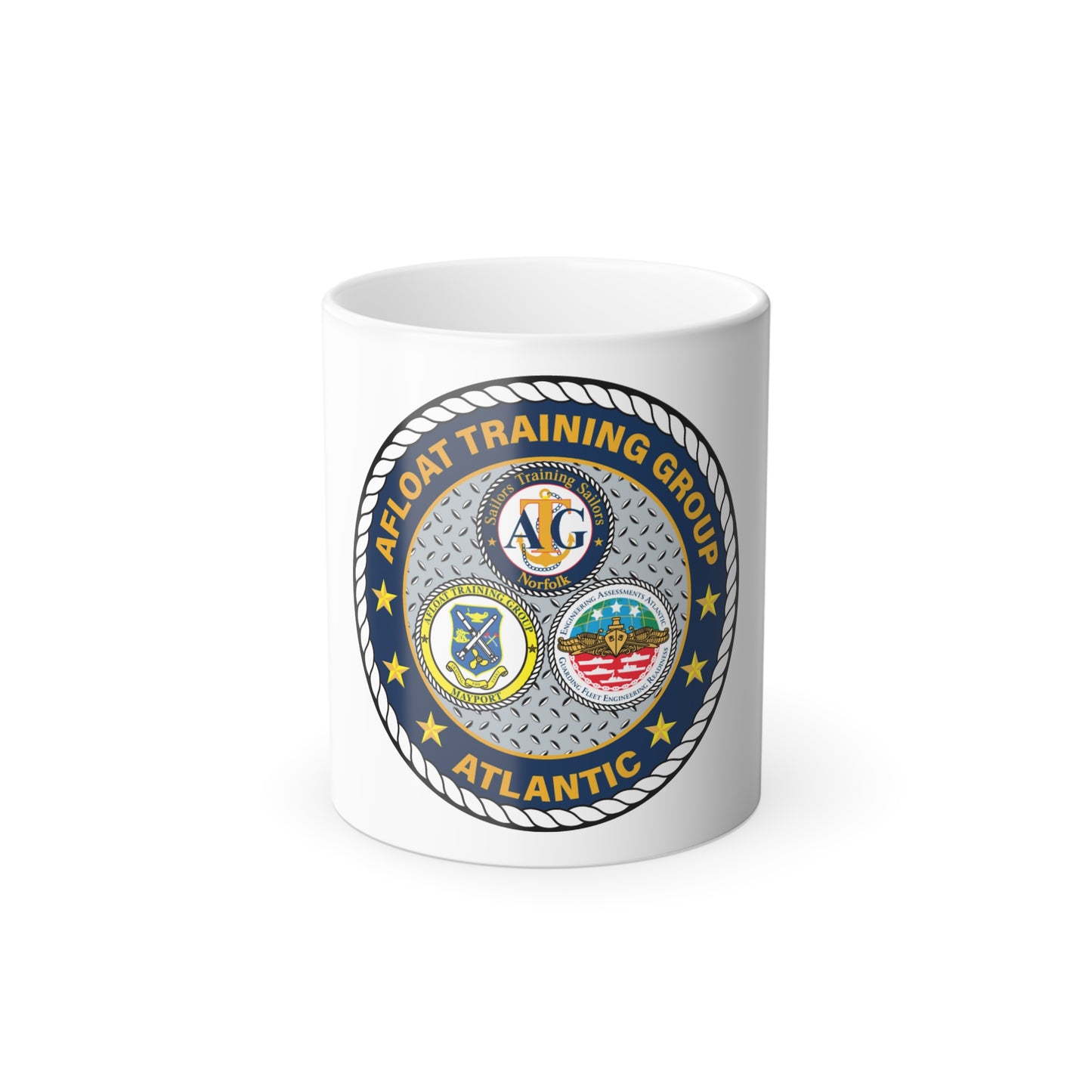 Afloat Training Group Atlantic (U.S. Navy) Color Changing Mug 11oz