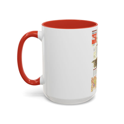 Middle East - Holy Land 2 (1989) (Map) Accent Coffee Mug