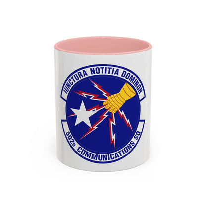 502d Communications Squadron (U.S. Air Force) Accent Coffee Mug