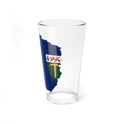 Flag map of Southern Rhodesia 1924-1964 Pint Glass 16oz