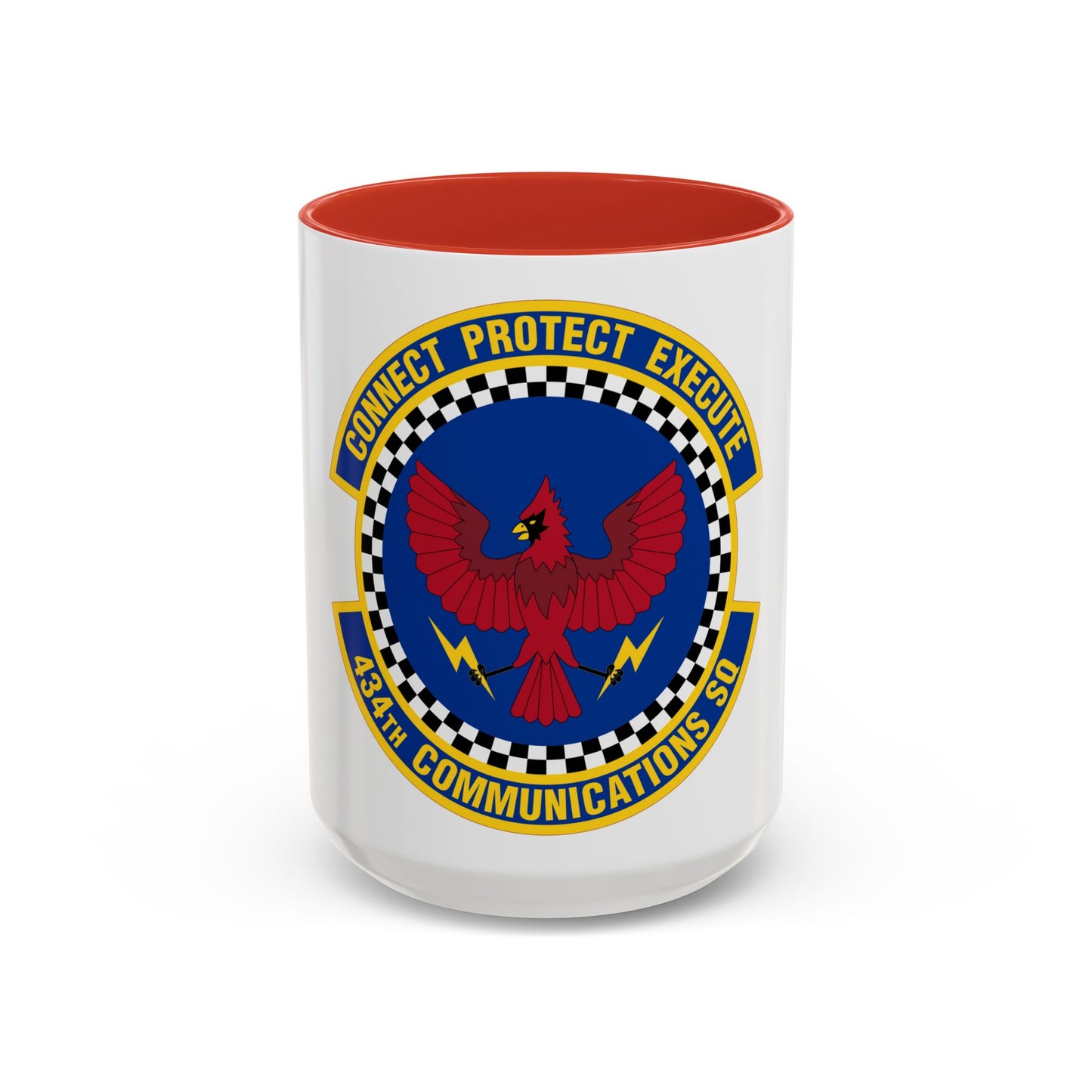 434 Communications Squadron AFRC (U.S. Air Force) Accent Coffee Mug