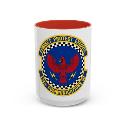 434 Communications Squadron AFRC (U.S. Air Force) Accent Coffee Mug