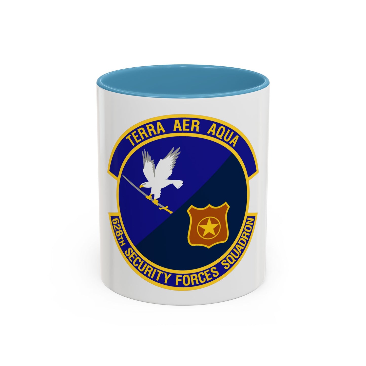 628th Security Forces Squadron (U.S. Air Force) Accent Coffee Mug