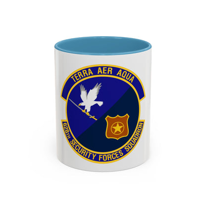 628th Security Forces Squadron (U.S. Air Force) Accent Coffee Mug