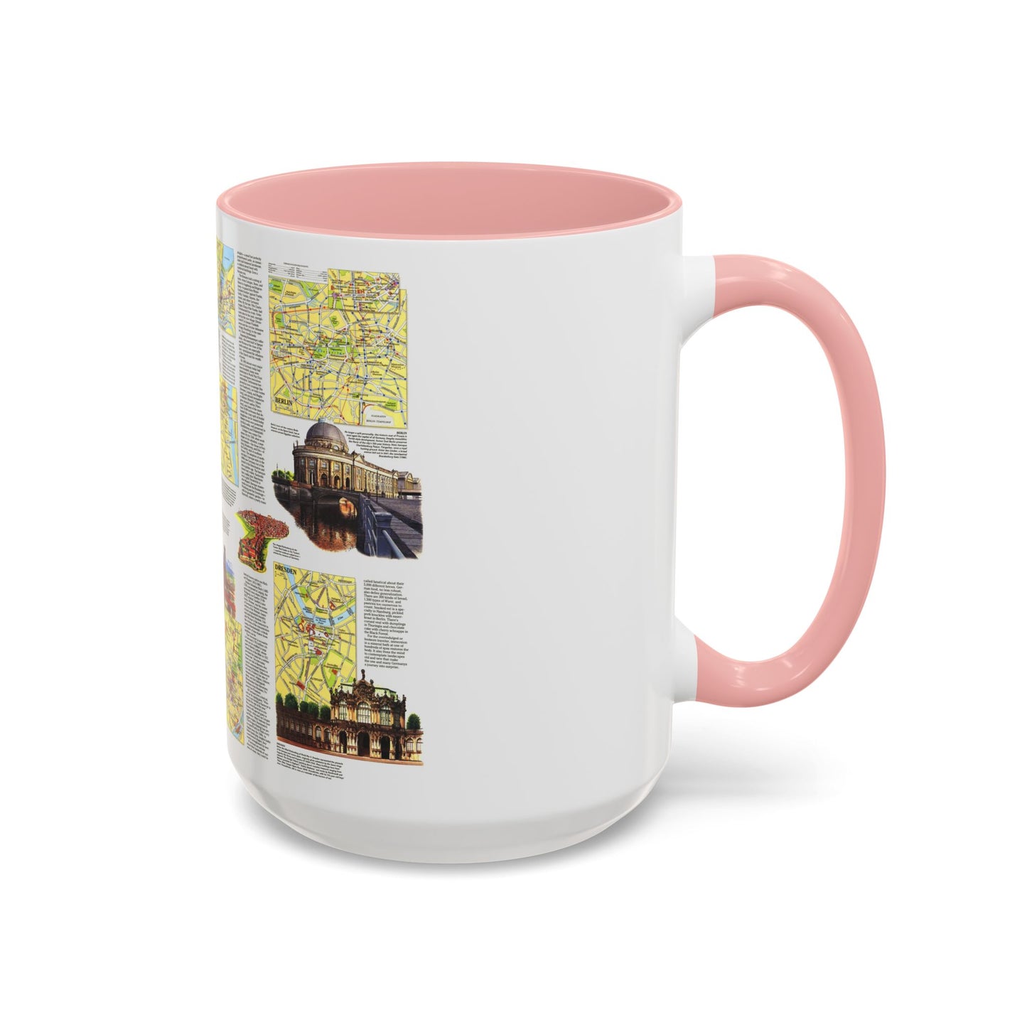 Tasse à café décorative Allemagne - Carte du voyageur (1991) (Carte)