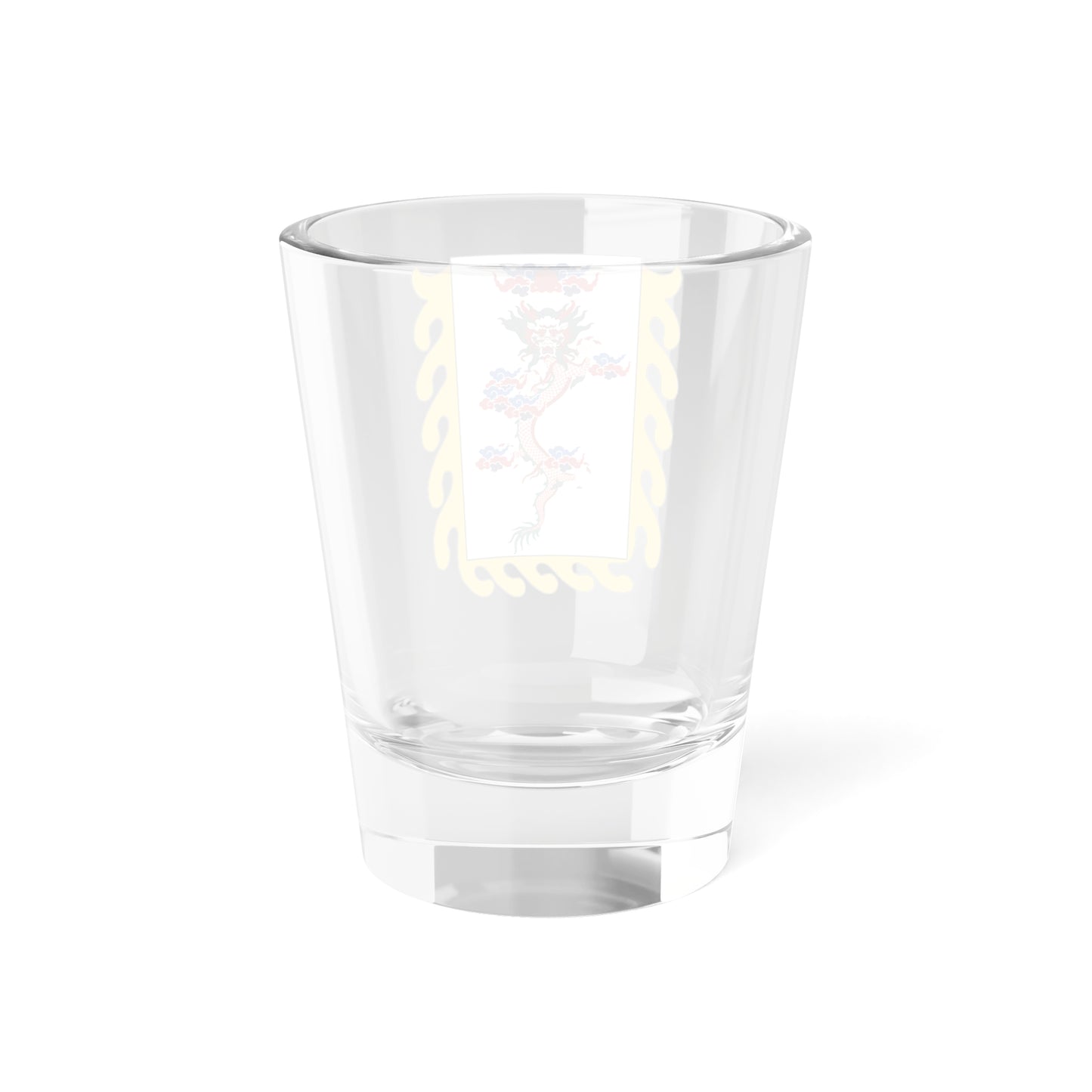 Dragon flag used by Du Wenxiu (China) Shot Glass 1.5oz