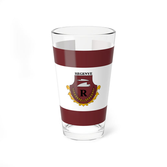 Flag of Regenye (Hungary) Pint Glass 16oz