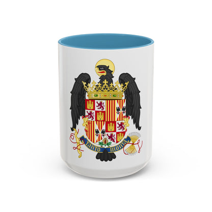 Coat of Arms of Queen Isabella of Castile (1492-1504) - Accent Coffee Mug