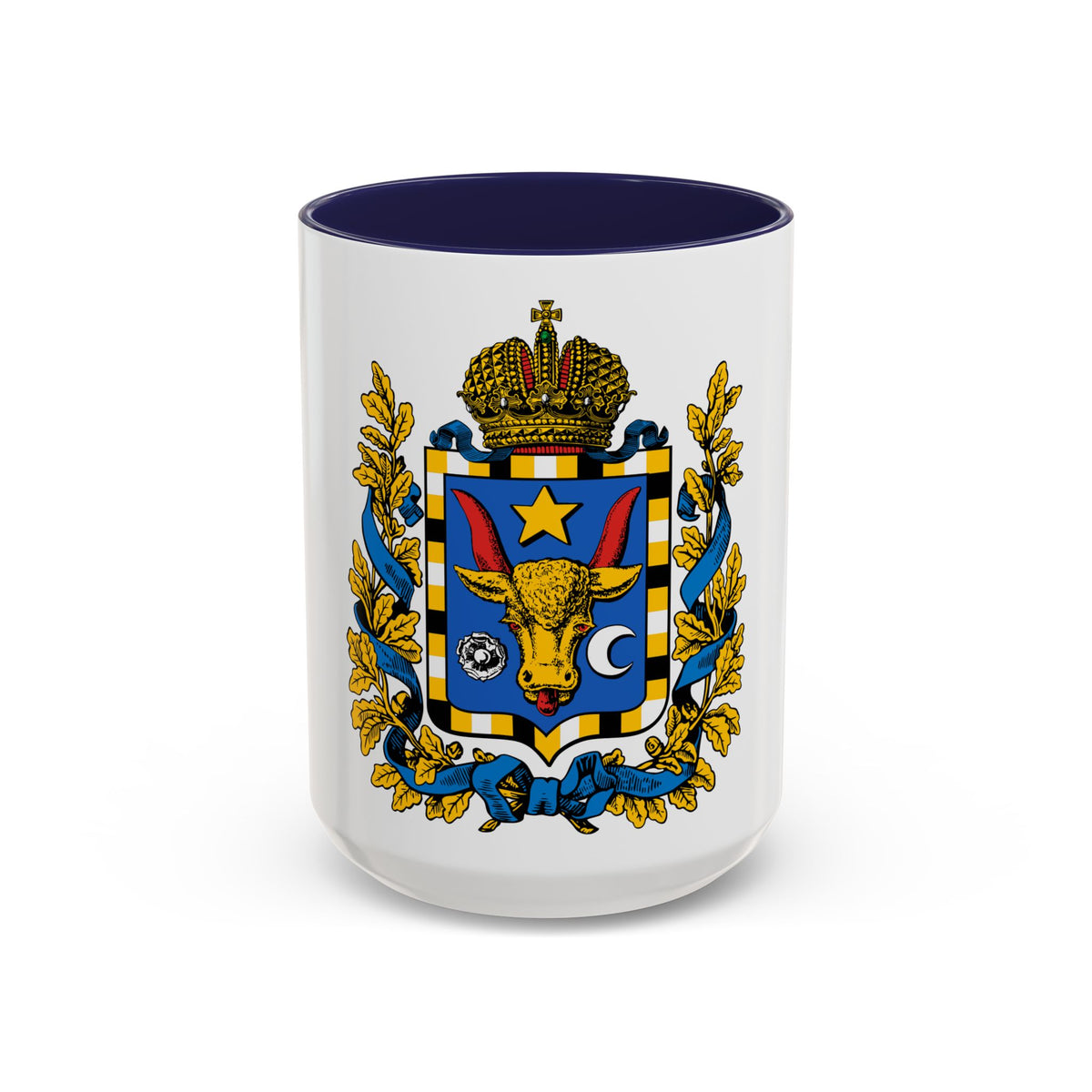 Coat of arms of Bessarabia Governorate 1878 - Accent Coffee Mug