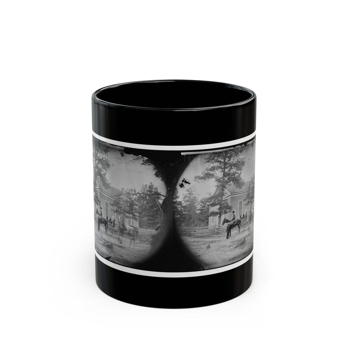 Bethel Church, Virginia. Headquarters Of General Ambrose Burnside (U.S. Civil War) Black Coffee Mug