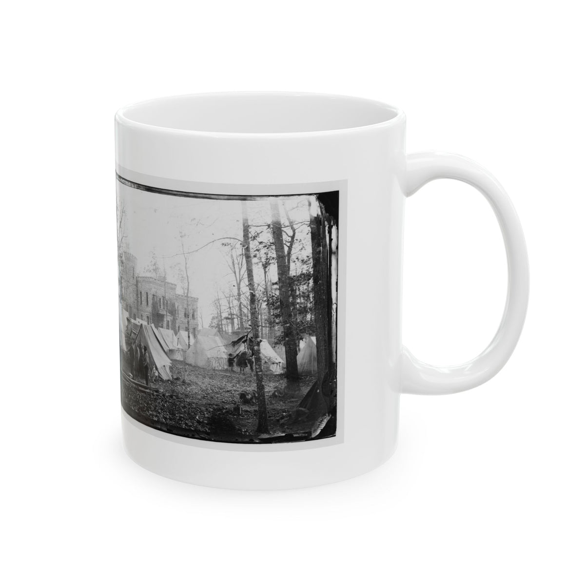 Auburn, Va., Vicinity.   Castle Murray  (Five Miles Southeast Of Warrenton), Headquarters Of Gen. Alfred Pleasonton (U.S. Civil War) White Coffee Mug