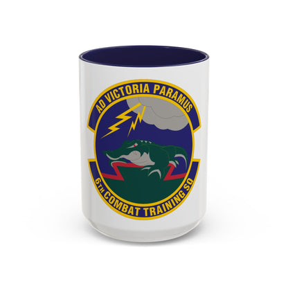 6 Combat Training Squadron ACC (U.S. Air Force) Accent Coffee Mug