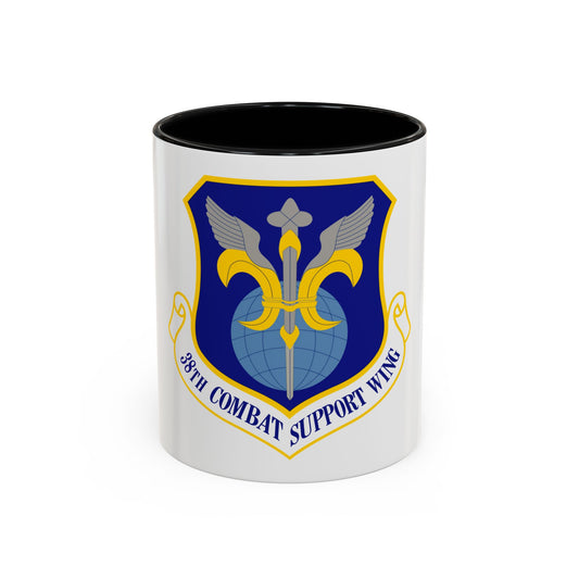 38th Combat Support Wing (U.S. Air Force) Accent Coffee Mug