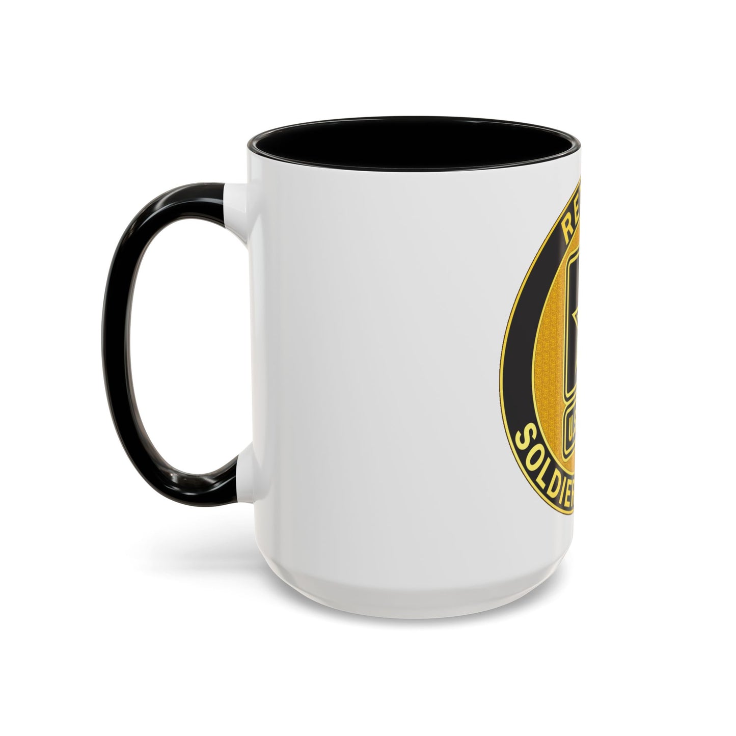Retired Service Identification Badge (U.S. Army) Accent Coffee Mug