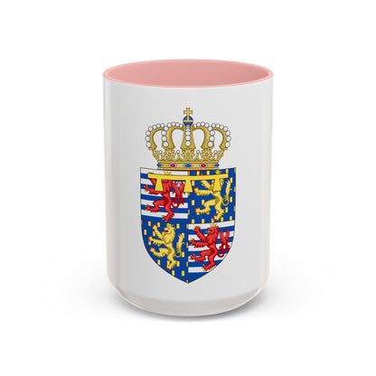 Lesser coat of arms of the Hereditary Grand Duke of Luxembourg (2000) - Accent Coffee Mug