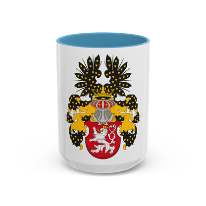 Coat of arms of the Kingdom of Bohemia - Accent Coffee Mug