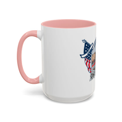 USCG Station Boston (U.S. Coast Guard) Accent Coffee Mug