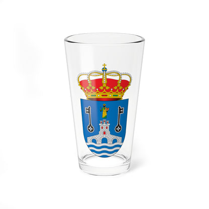 Escudo de Alcalá de Guadaíra Sevilla (Spain) (Coat of Arms) Pint Glass 16oz