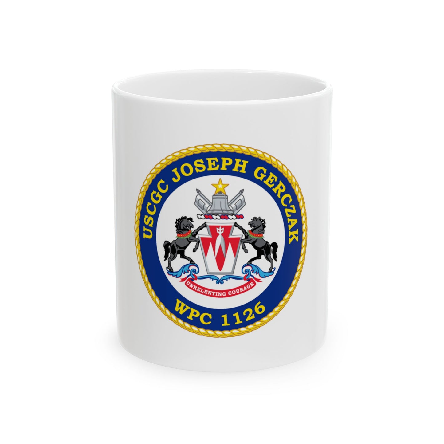 USCGC JOSEPH GERCZAK WPC 1126 (U.S. Coast Guard) White Coffee Mug