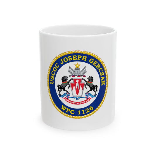 USCGC JOSEPH GERCZAK WPC 1126 (U.S. Coast Guard) White Coffee Mug
