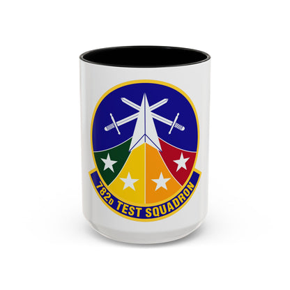 782d Test Squadron (U.S. Air Force) Accent Coffee Mug