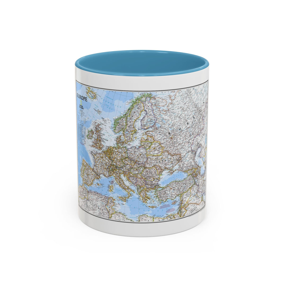 Europe (2004) (Map) Accent Coffee Mug