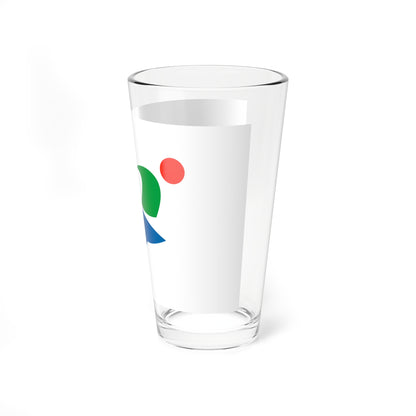 Flag of Yokoshibahikari Chiba (Japan) Pint Glass 16oz
