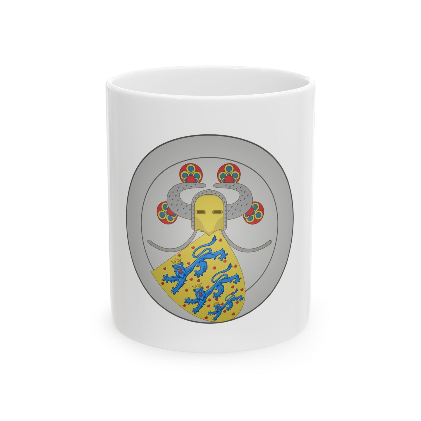 Coat of arms of Valdemar IV of Denmark - White Coffee Mug