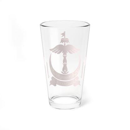 Emblem of Brunei (Brunei) (Coat of Arms) Pint Glass 16oz