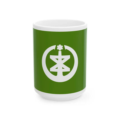 Flag of Niigata Niigata Japan - White Coffee Mug-15oz-Go Mug Yourself