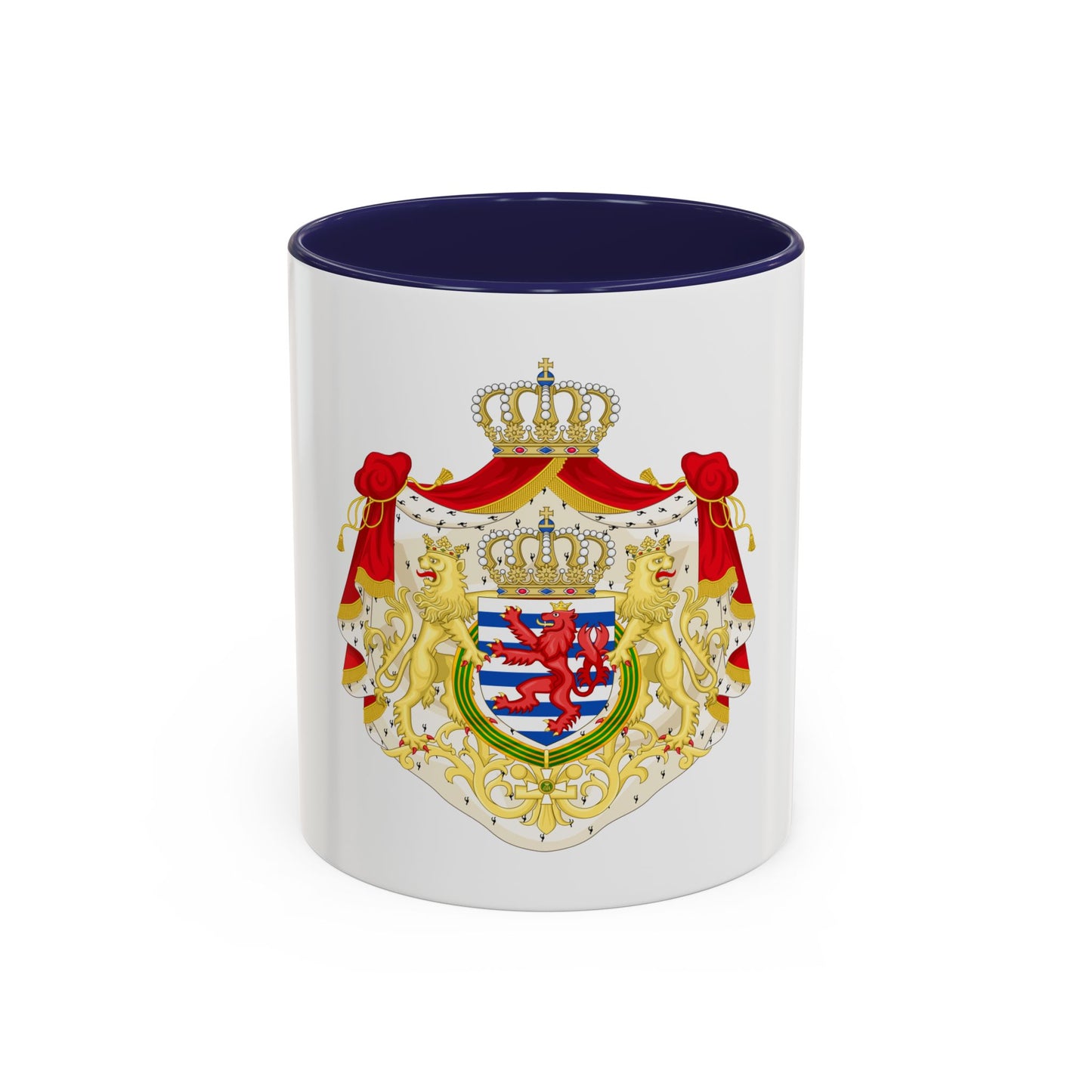 Greater coat of arms of the grand-duchy of Luxembourg 2 - Accent Coffee Mug