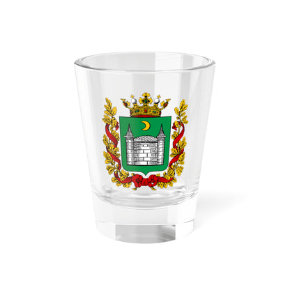 Coat of arms of Akmolinsk oblast 1878 (Russia) (Coat of Arms) Shot Glass 1.5oz