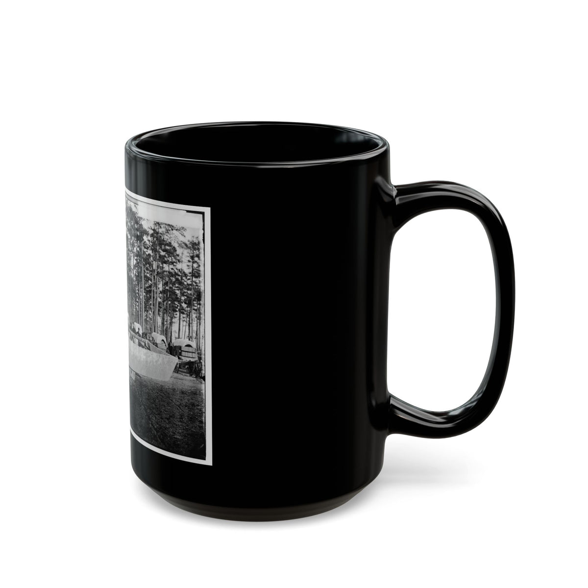 Rappahannock Station, Va. Canvas Pontoon Boat, 50th New York Engineers (U.S. Civil War) Black Coffee Mug