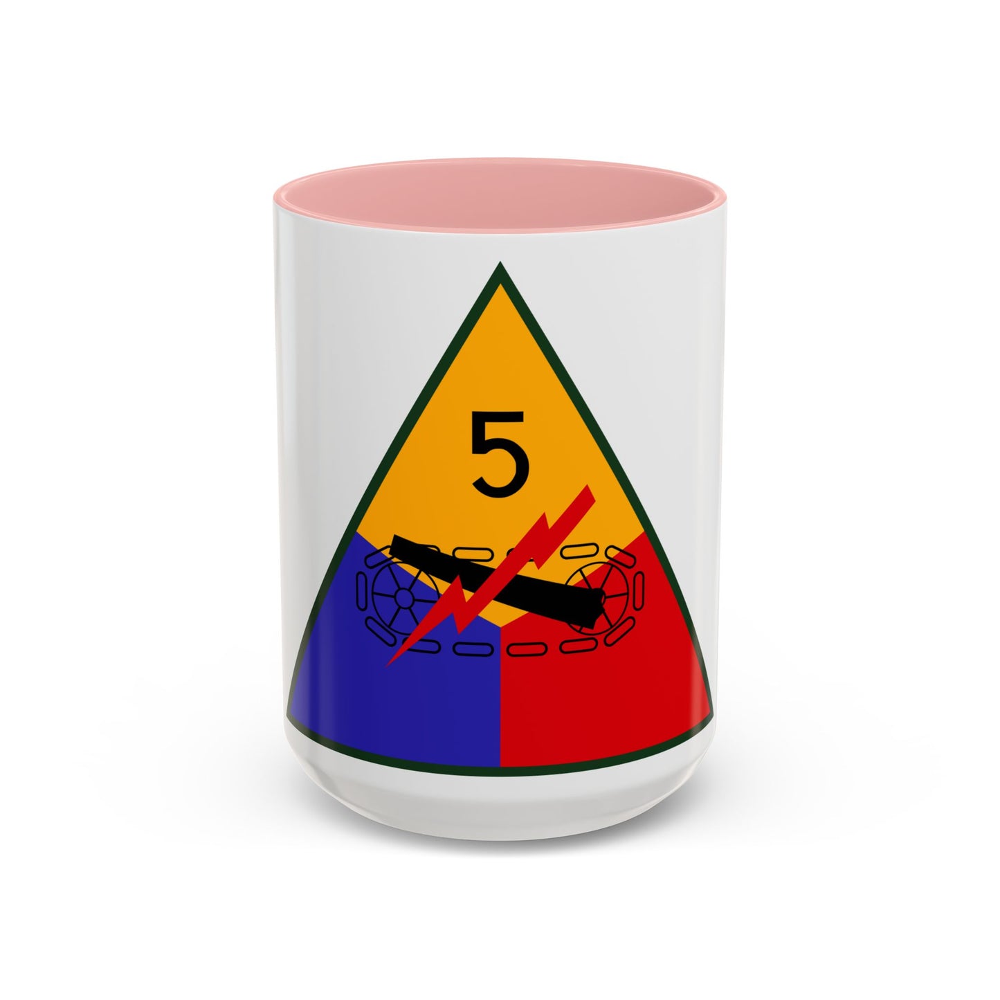 5th Armored Division (U.S. Army) Accent Coffee Mug