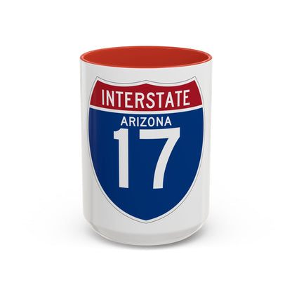 Interstate 17 (U.S. Highways) Accent Coffee Mug