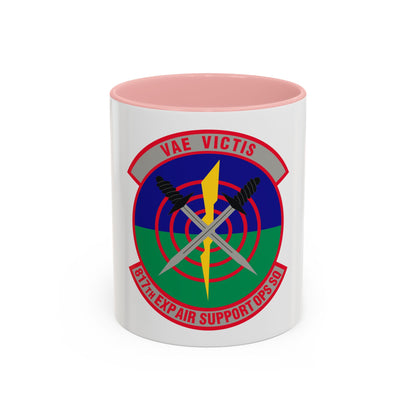 817th Expeditionary Air Support Operations Squadron (U.S. Air Force) Accent Coffee Mug